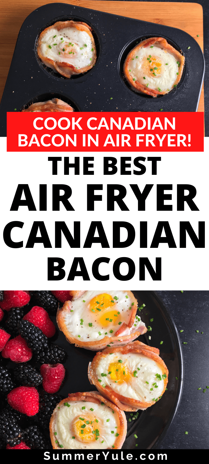 how to make air fryer canadian bacon