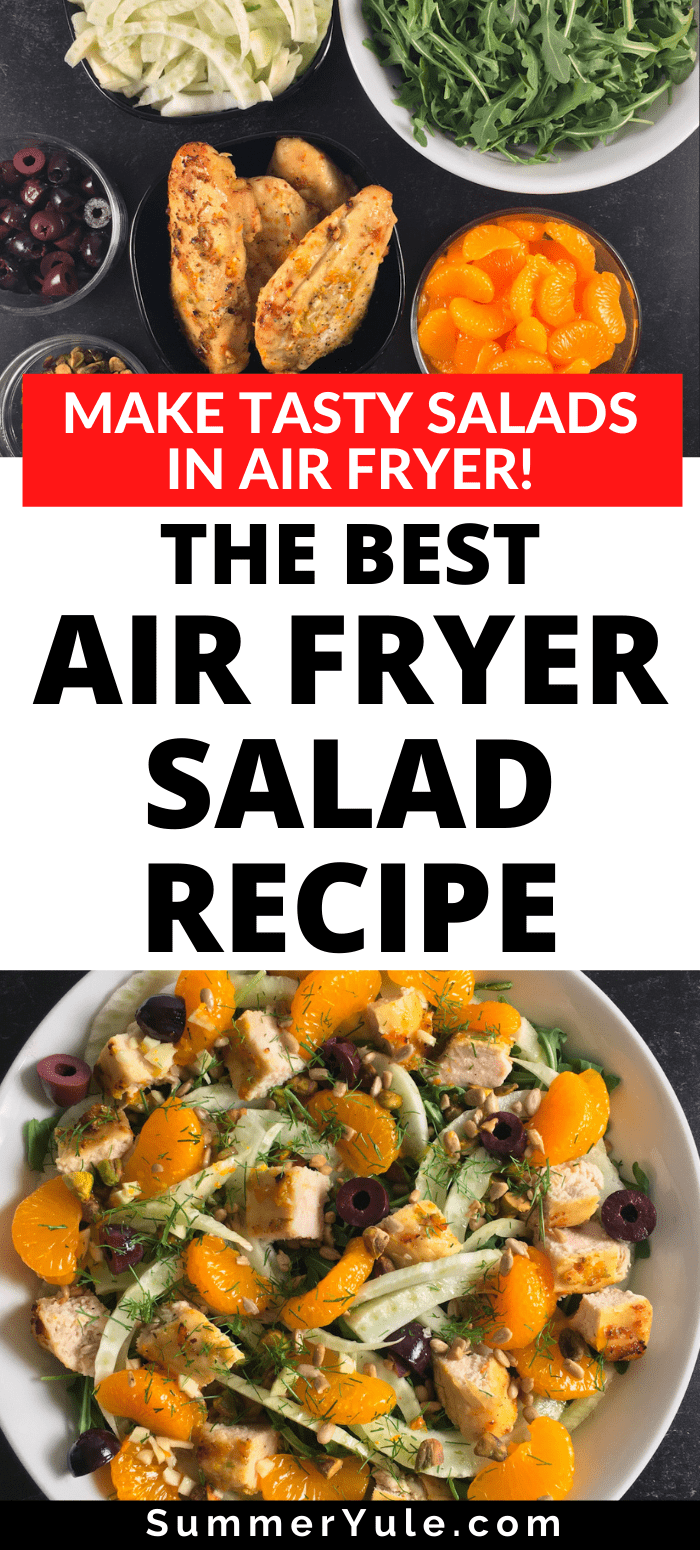how to make air fryer salad