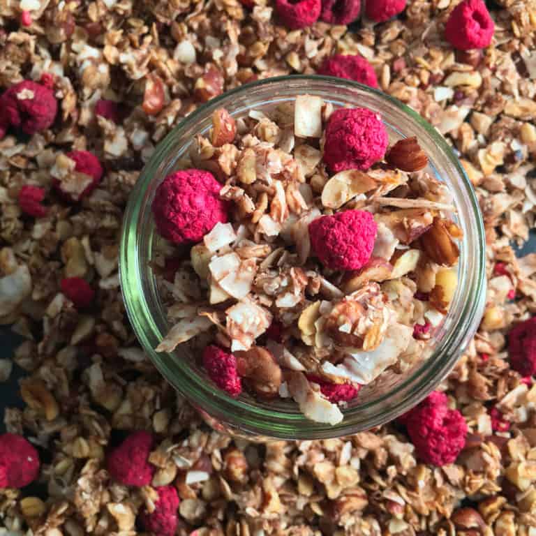 High Calorie Granola for Weight Gain (Gluten Free, Vegan Recipe)