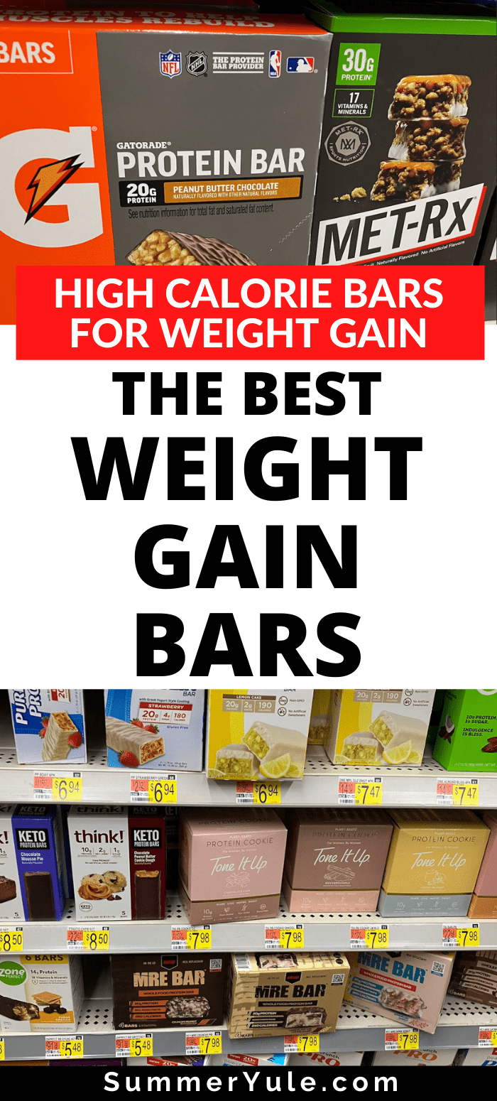 best weight gain bars