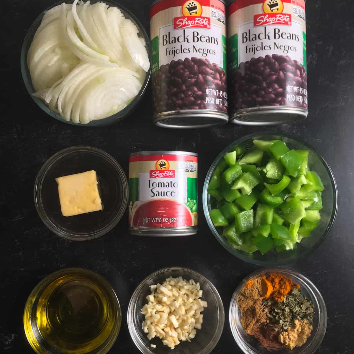 black bean curry ingredients