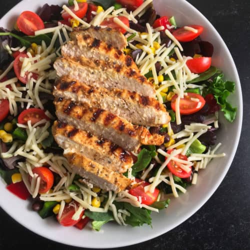 chick fil a salad grilled chicken