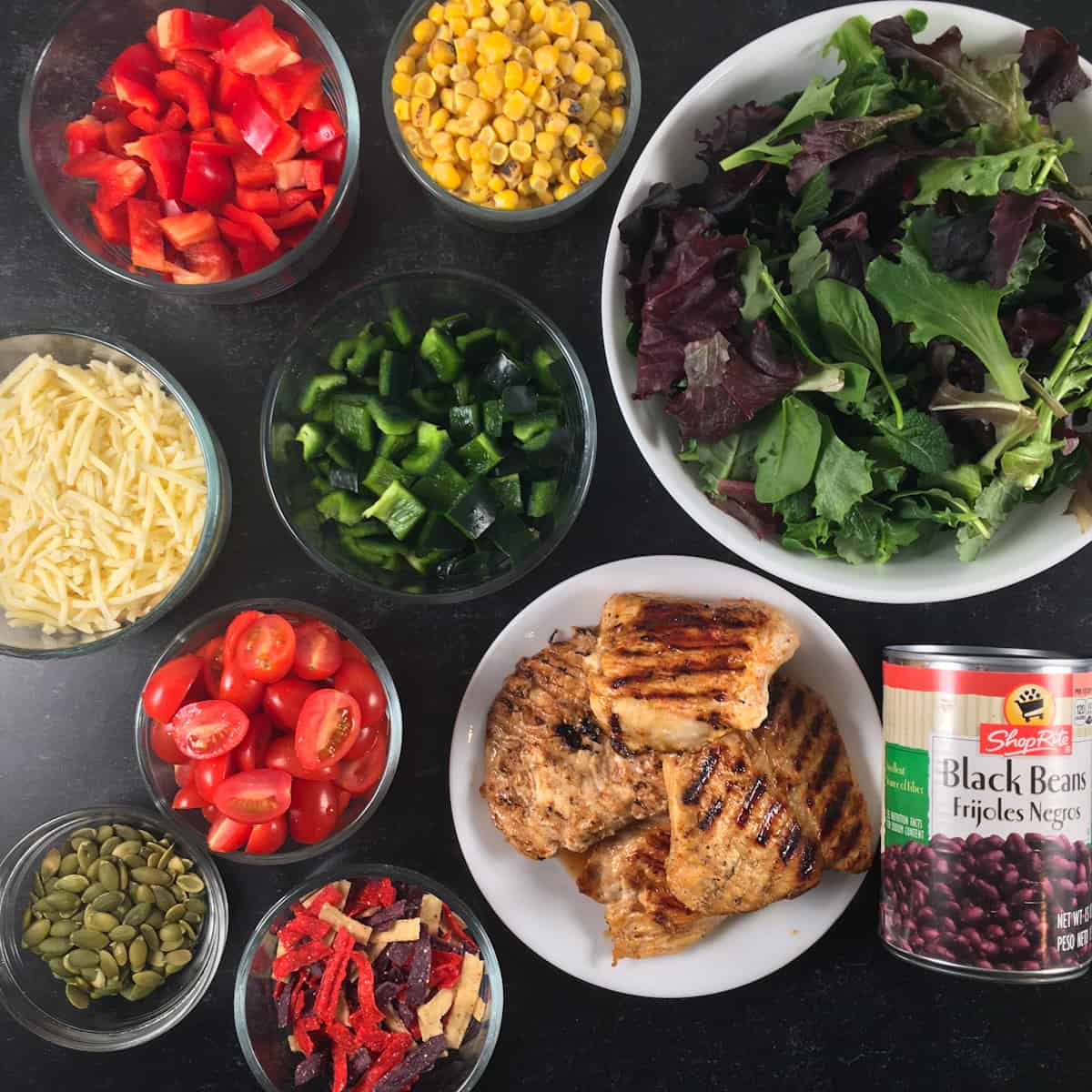chick fil a southwest salad ingredients