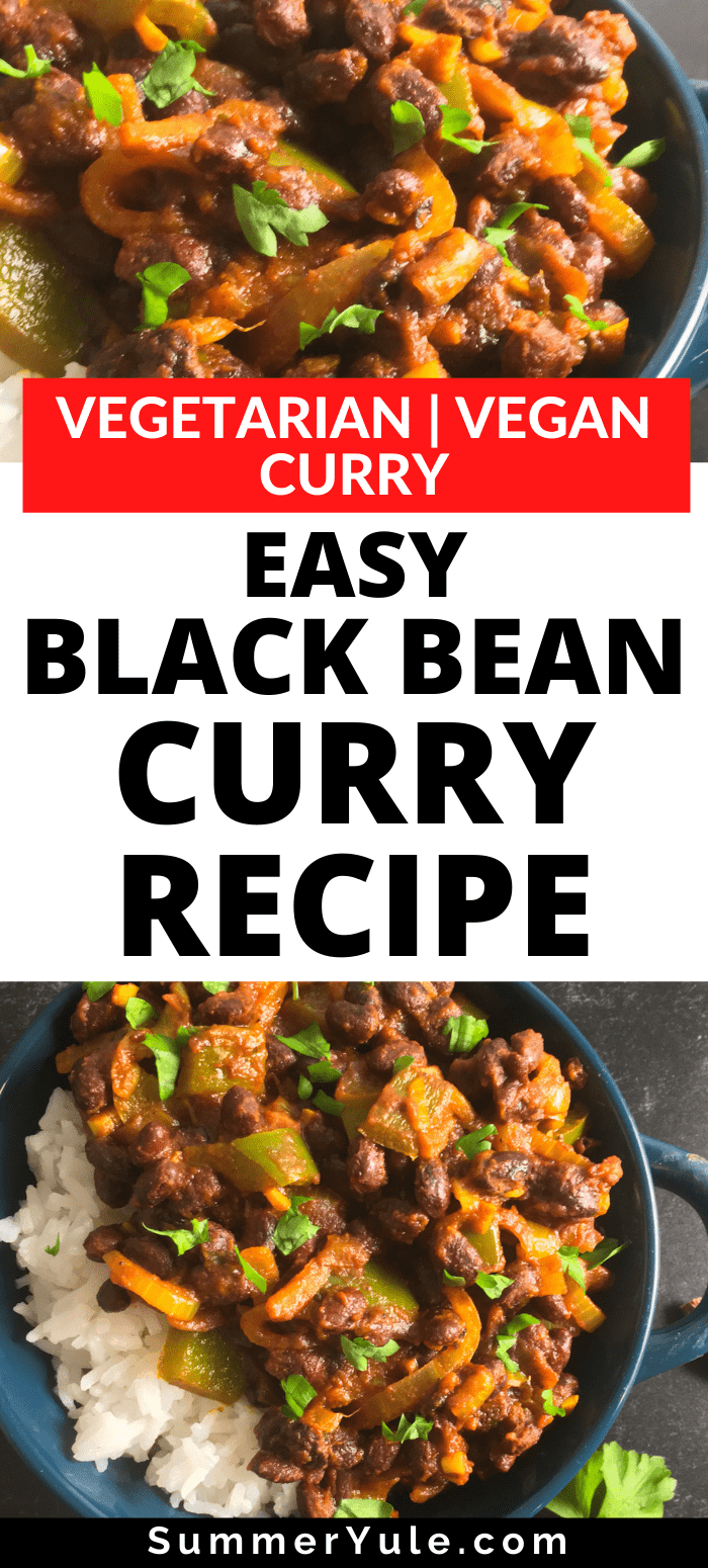 easy black bean curry recipe