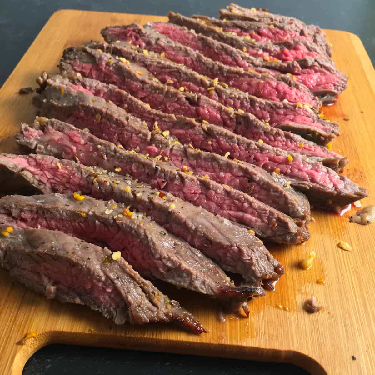 Perfectly Seasoned Air Fryer Flank Steak in 15-Minutes - Real