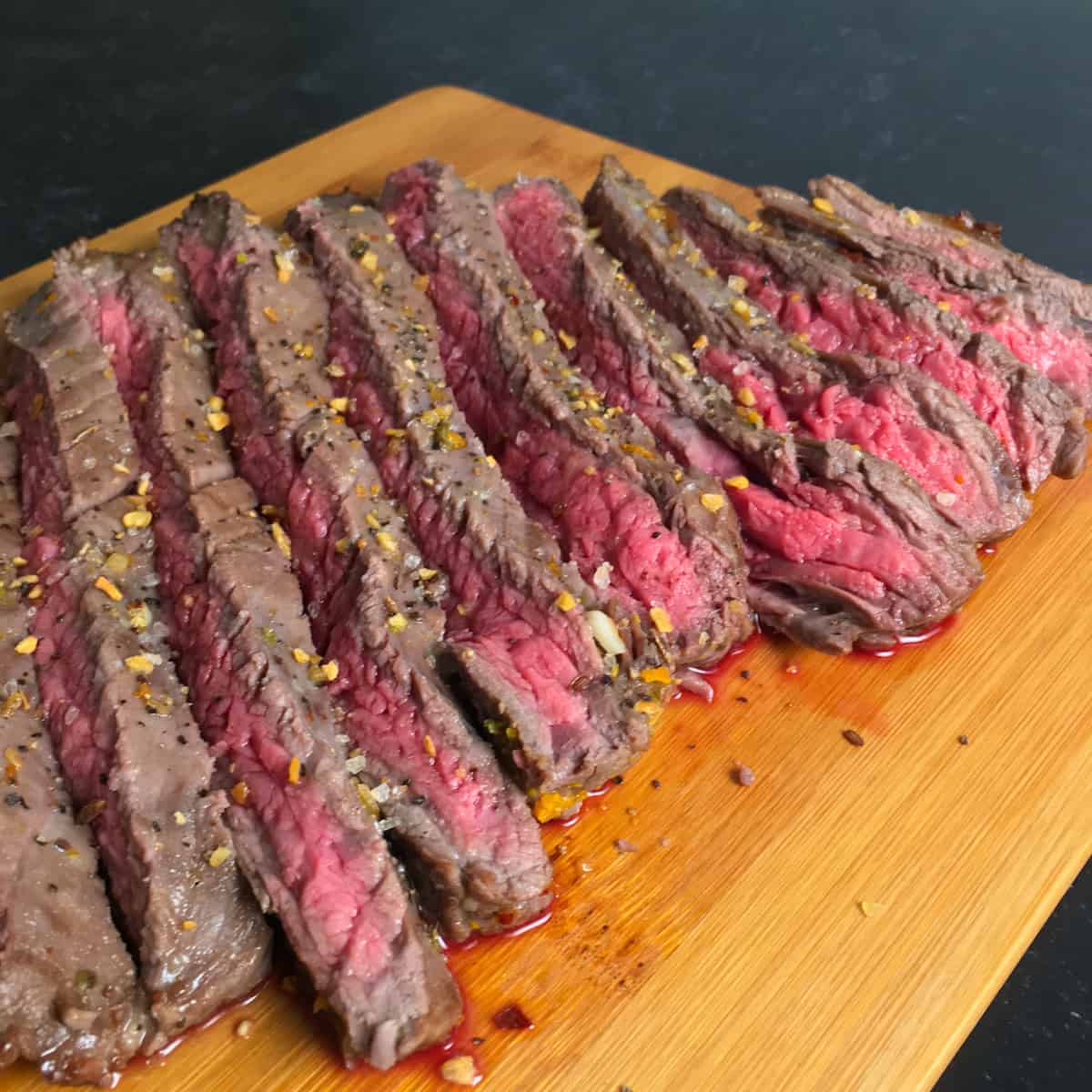 Air Fryer Flank Steak (Wine Marinated) - The Food Blog