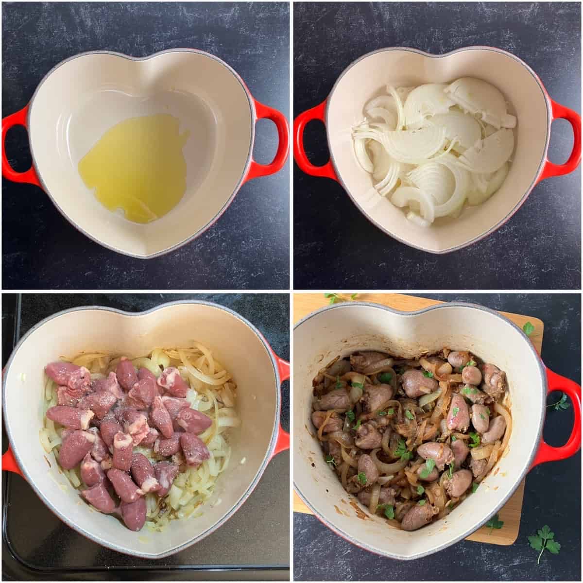 how to make chicken hearts