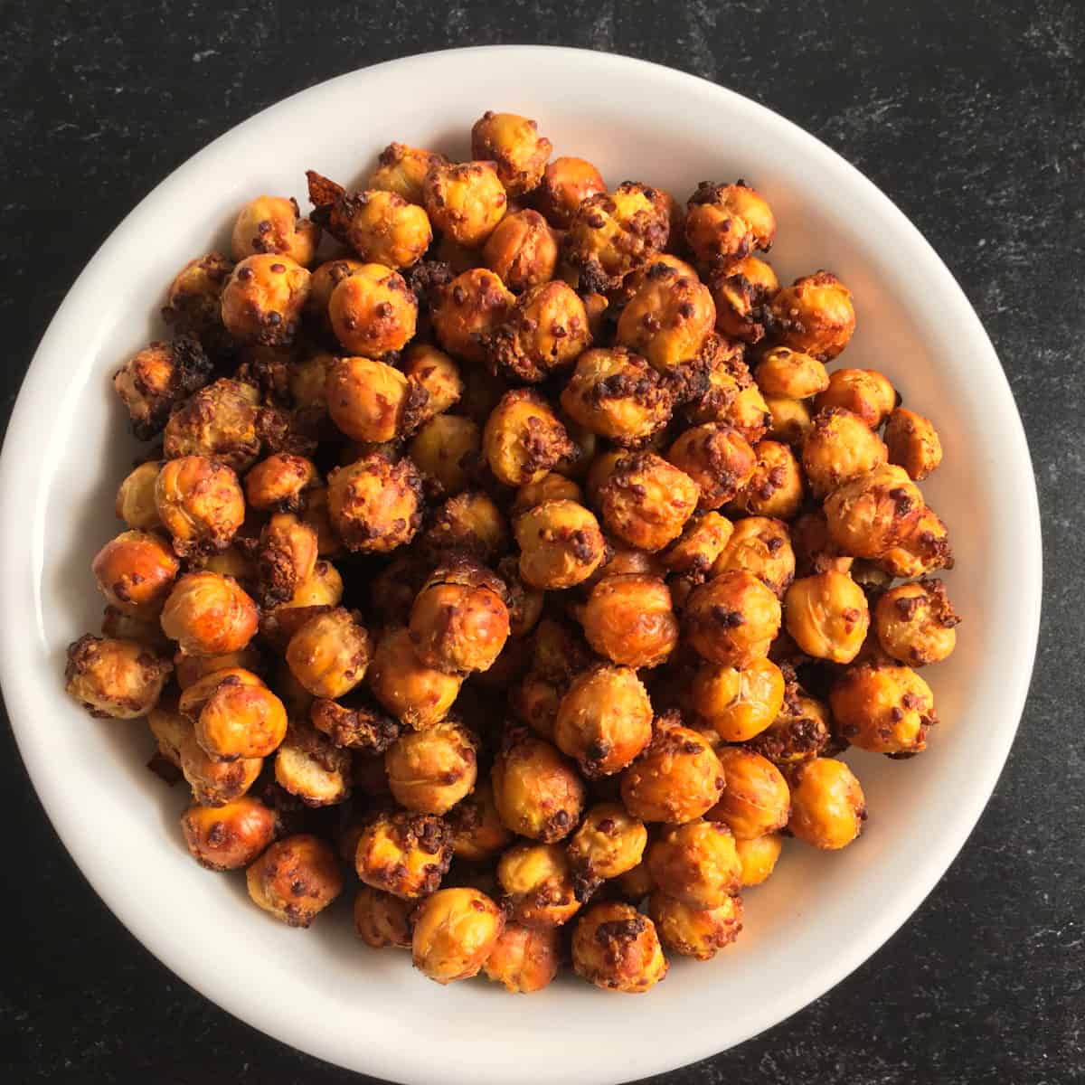 Air fryer chickpeas for snacks & salads - Cadry's Kitchen