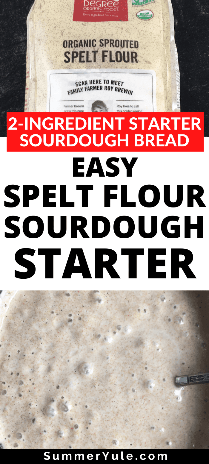 sourdough starter spelt