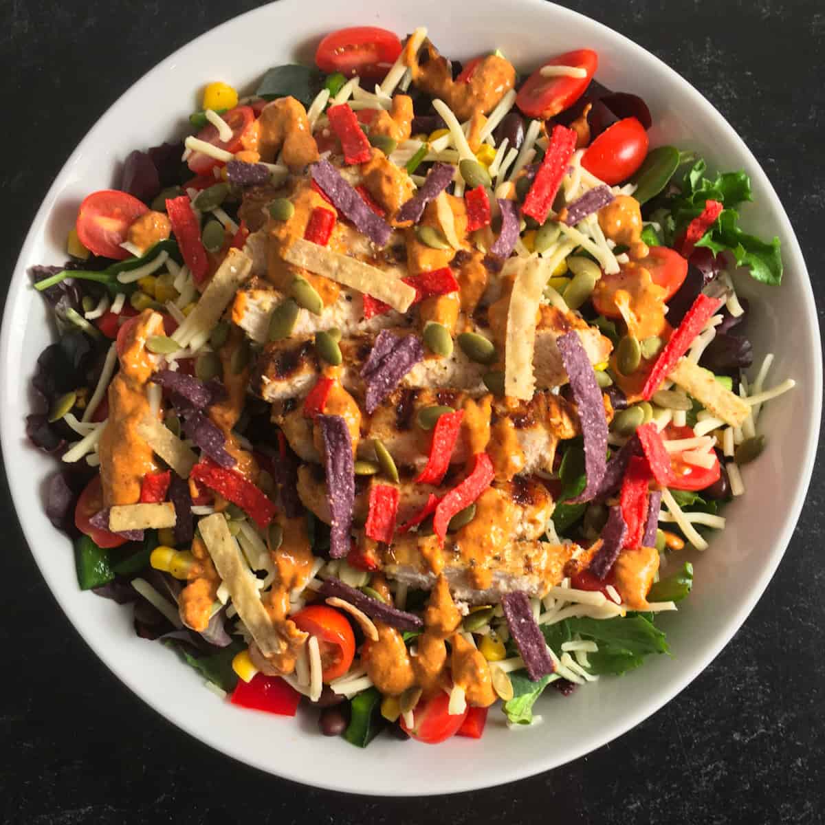 Spicy Southwest Salad: A Delicious Copycat Recipe from Hook'd Up Bar ...