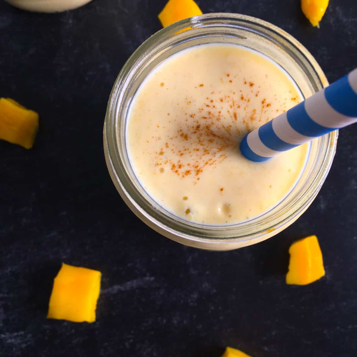 how to make mango lassi without sugar