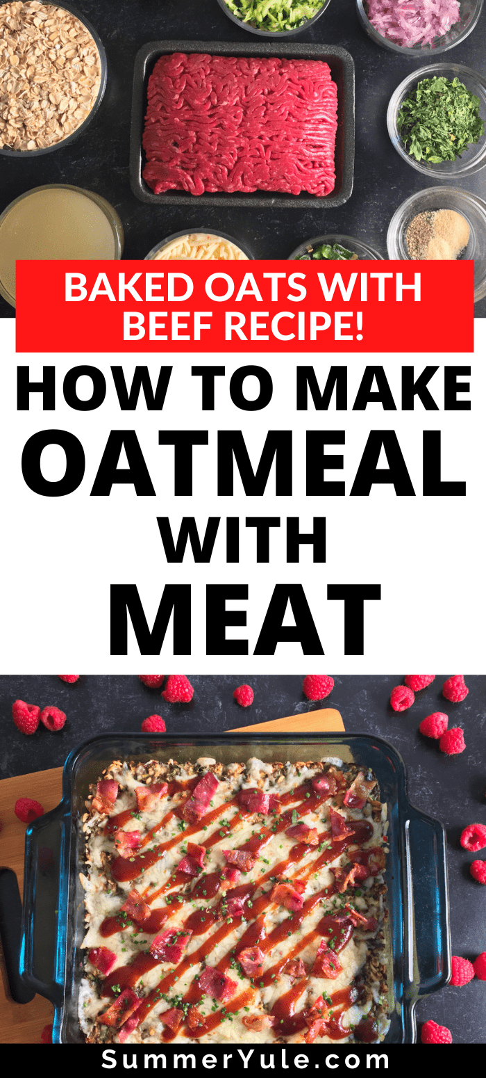oatmeal with meat