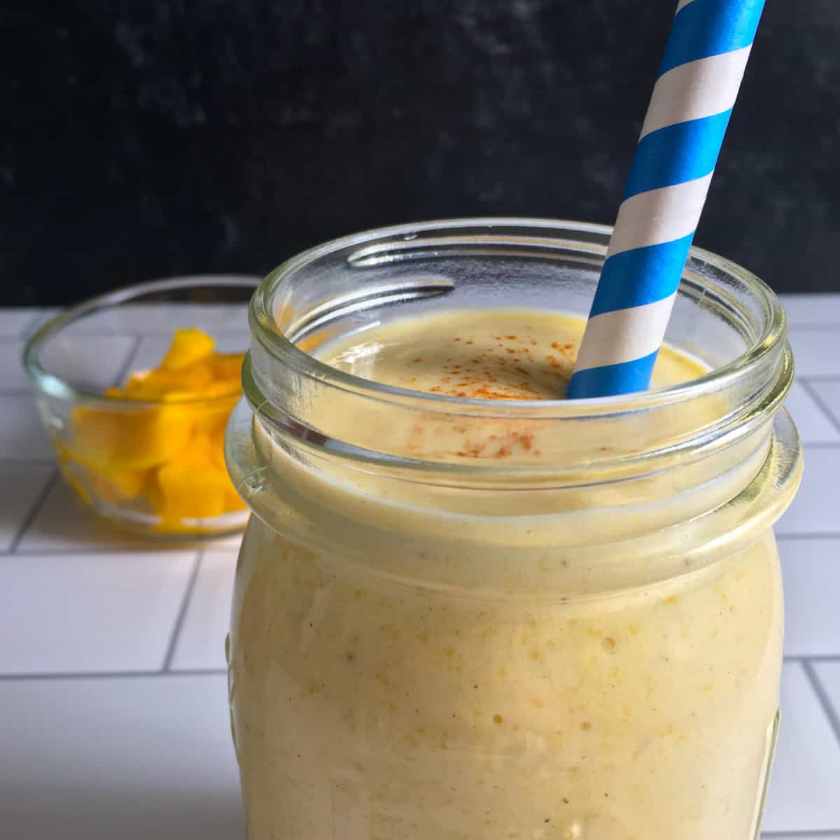 Refreshing Mango Lassi (without added sugars)