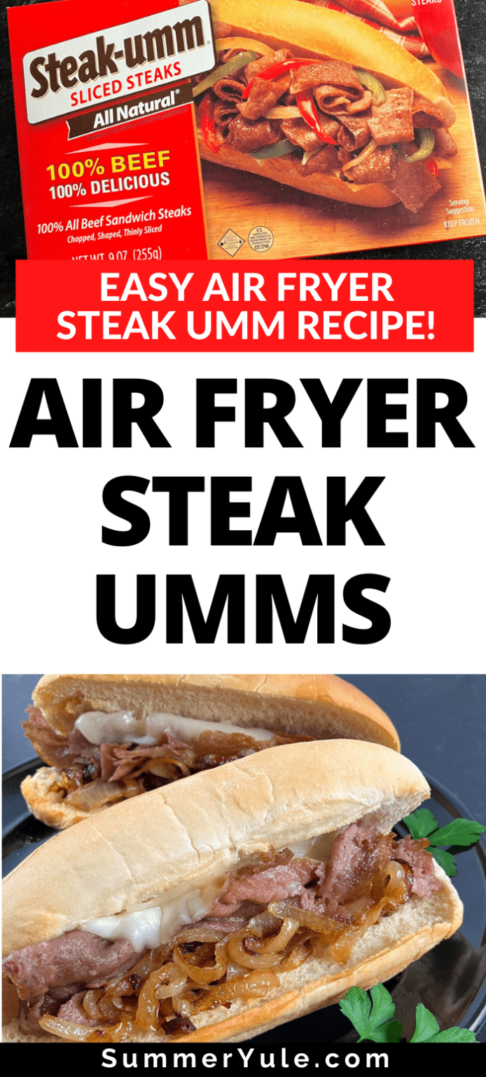 Steak Umms in Air Fryer (Air Fryer Philly Cheese Steak Recipe)