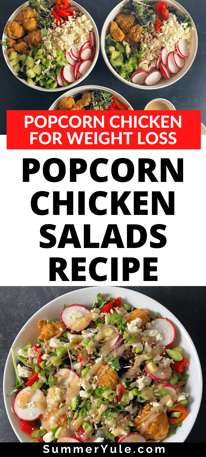 popcorn chicken salads