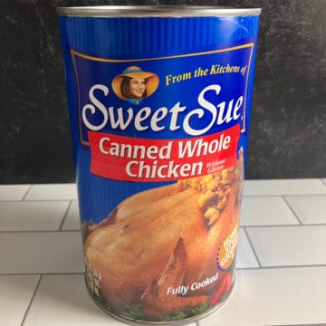 canned whole chicken