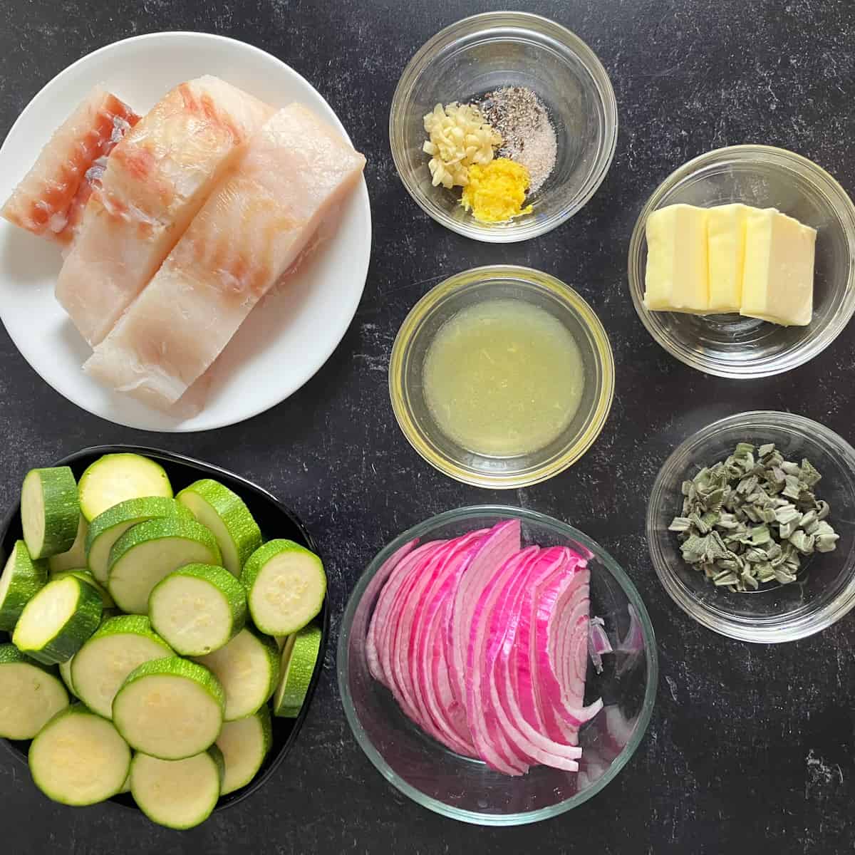 cod en papillote ingredients