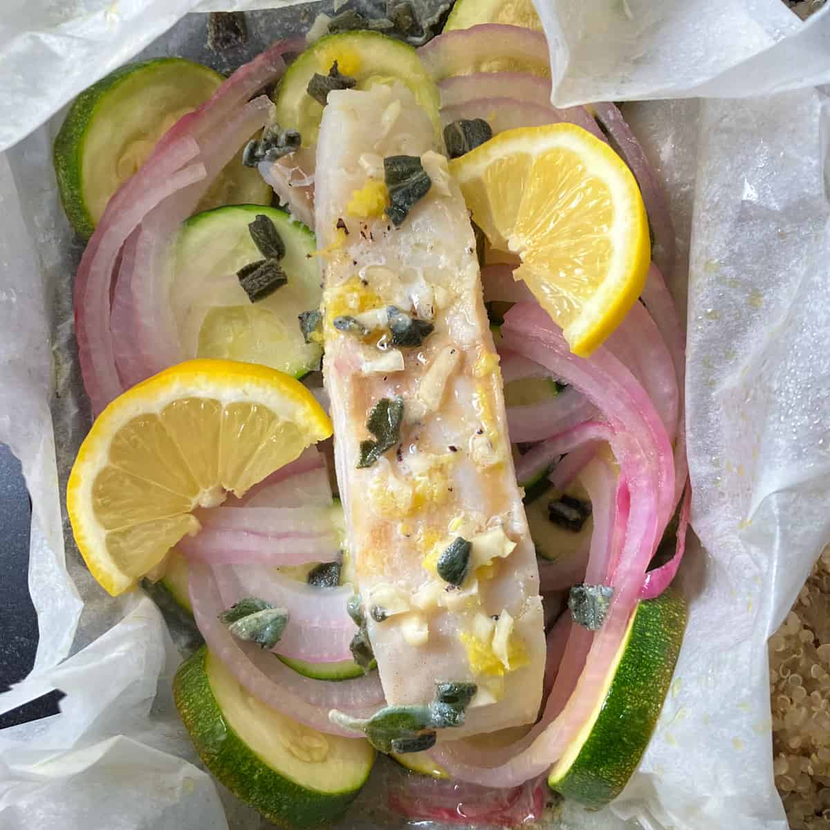cod in parchment
