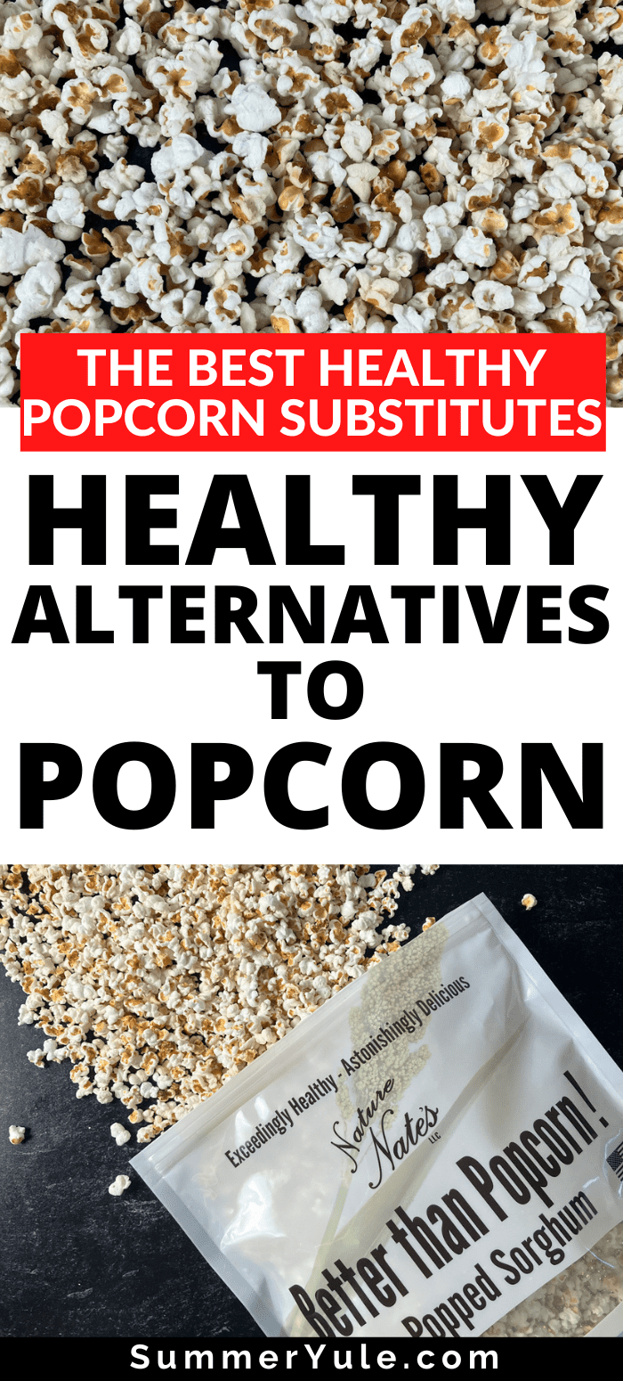 healthy alternatives to popcorn