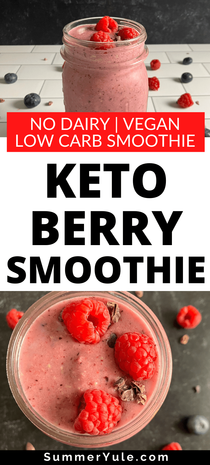 keto berry smoothie