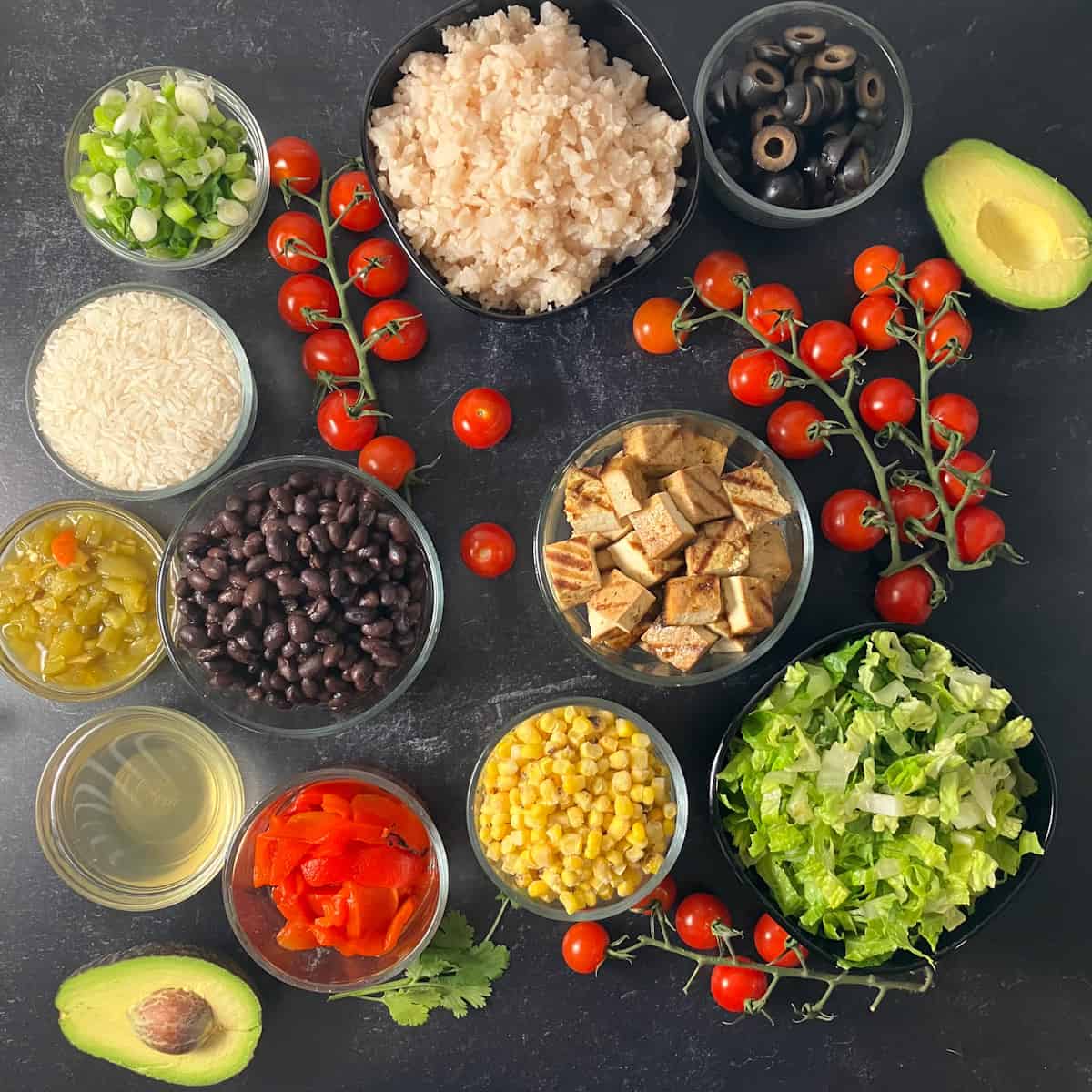 mexican buddha bowls ingredients