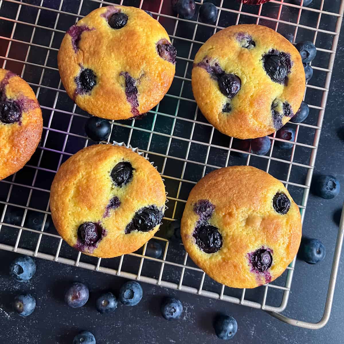 BEST Blueberry Streusel Muffins {Bakery-Style} - Little Sweet Baker