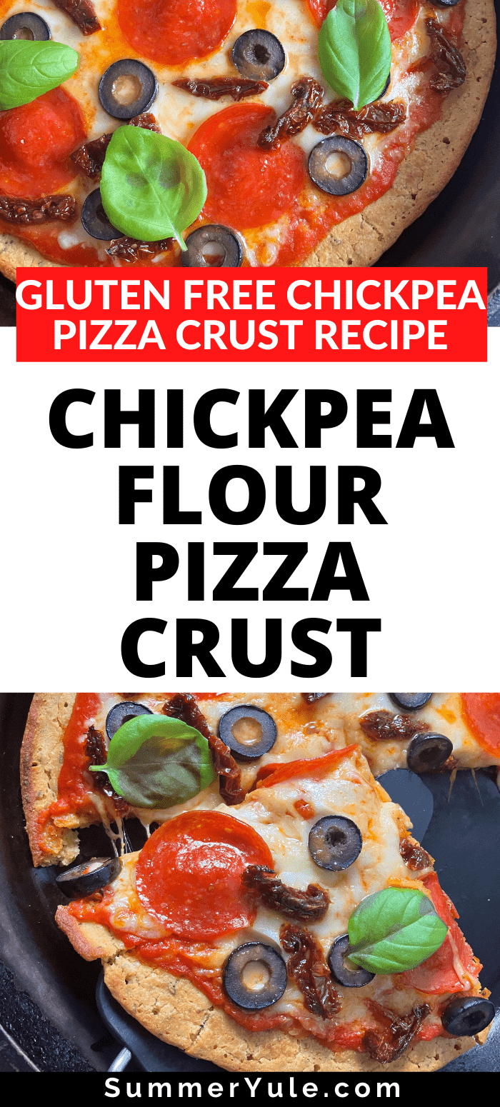 chickpea flour pizza crust