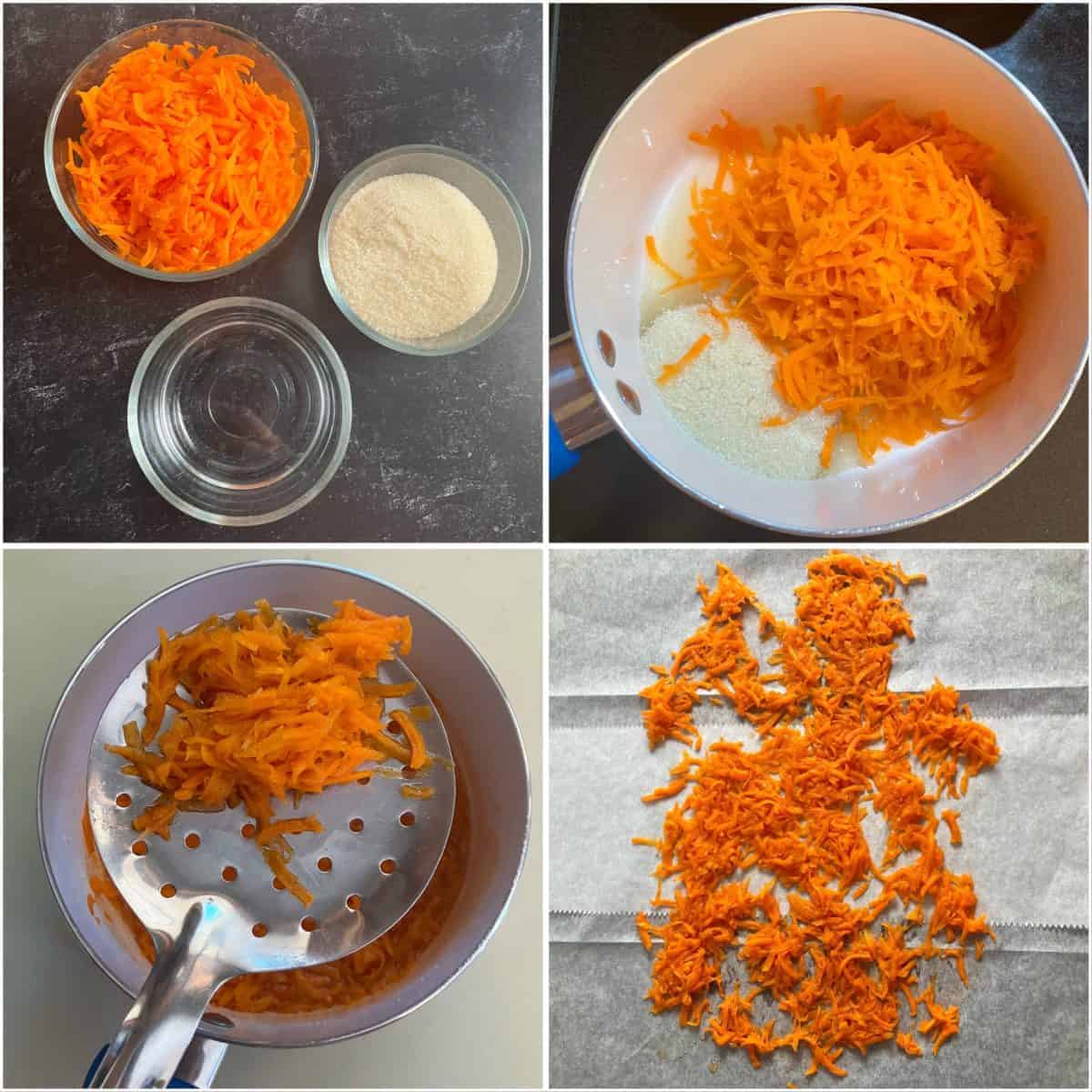 how to make carrot topping