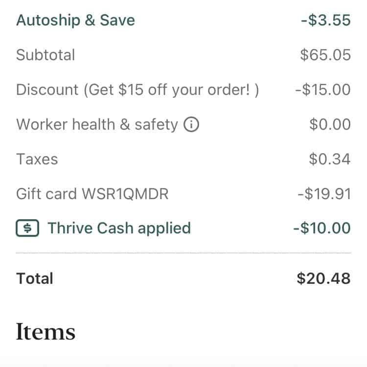 thrive market coupon codes