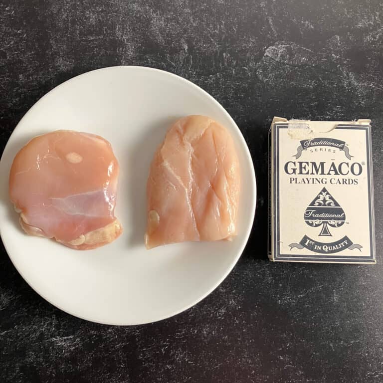 How Much Chicken Is 3oz How Big Is 3 Ounces Of Chicken Breast 