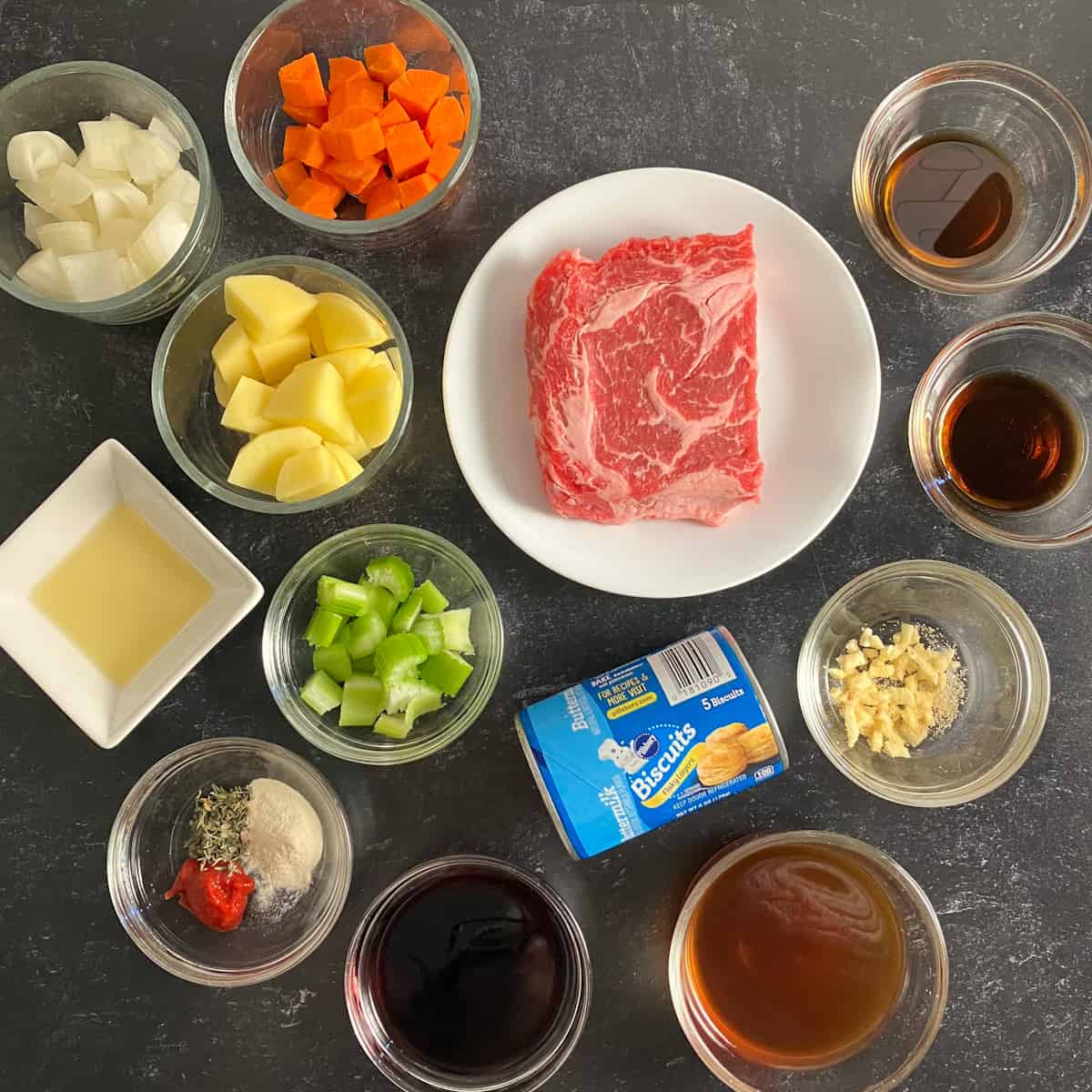 air fryer stew ingredients