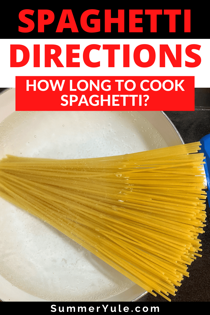 how long to cook spaghetti
