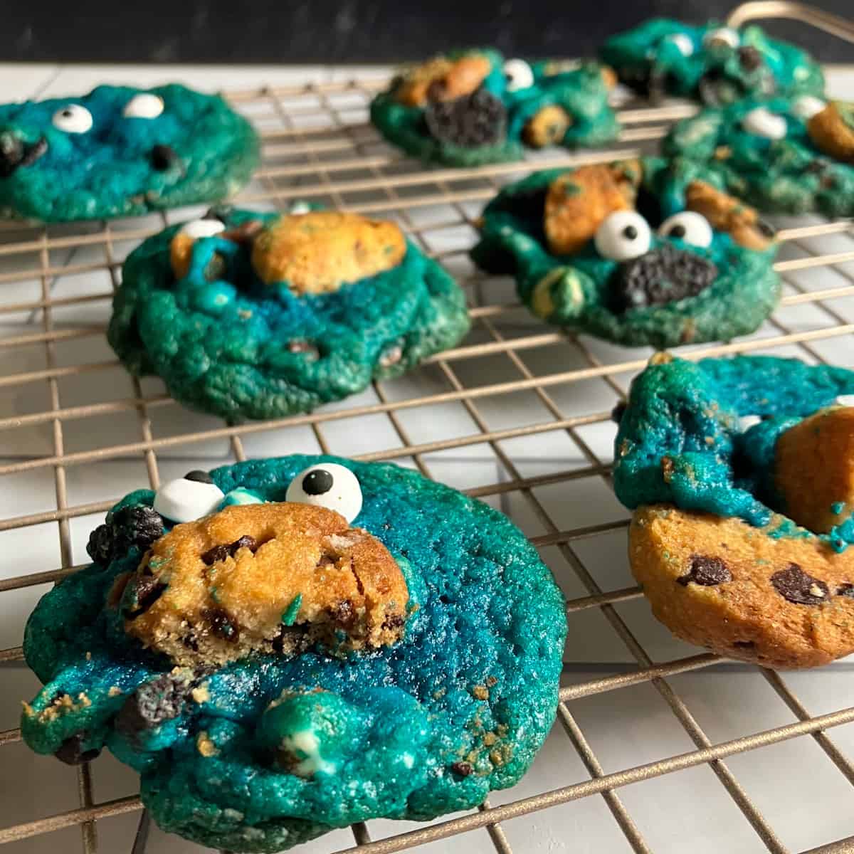 recipe for cookie monster cookies