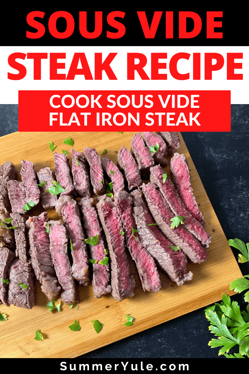sous vide flat iron steak