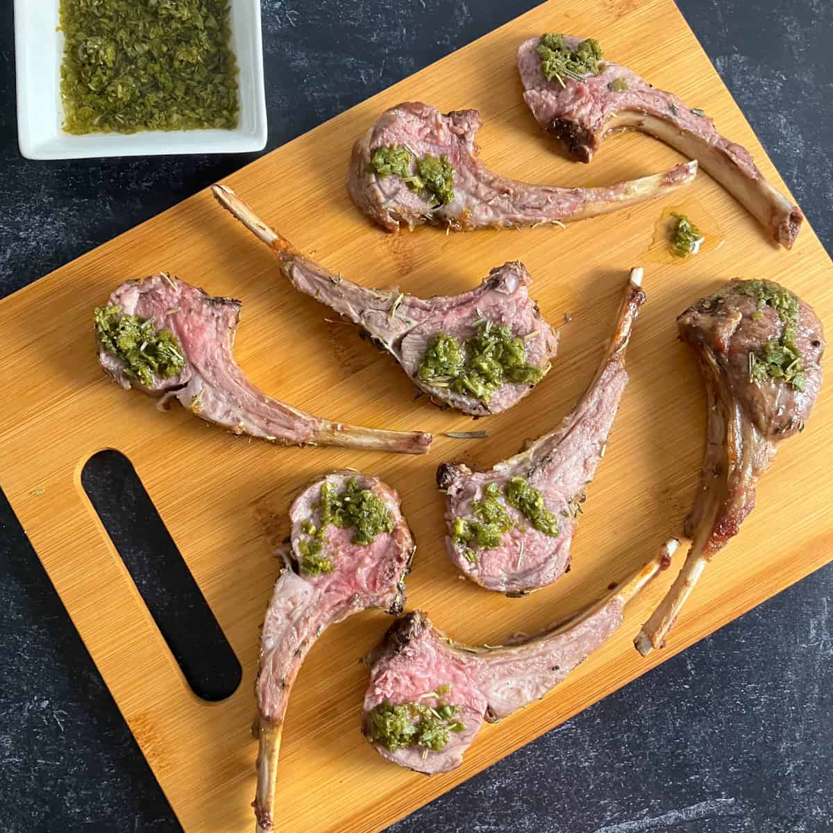 Air Fryer Rack of Lamb - Recipes From A Pantry