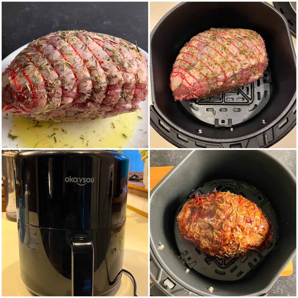 how to make air fryer lamb roast