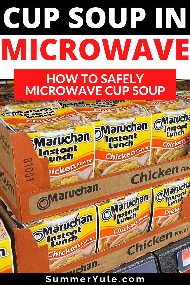 cup soup in microwave