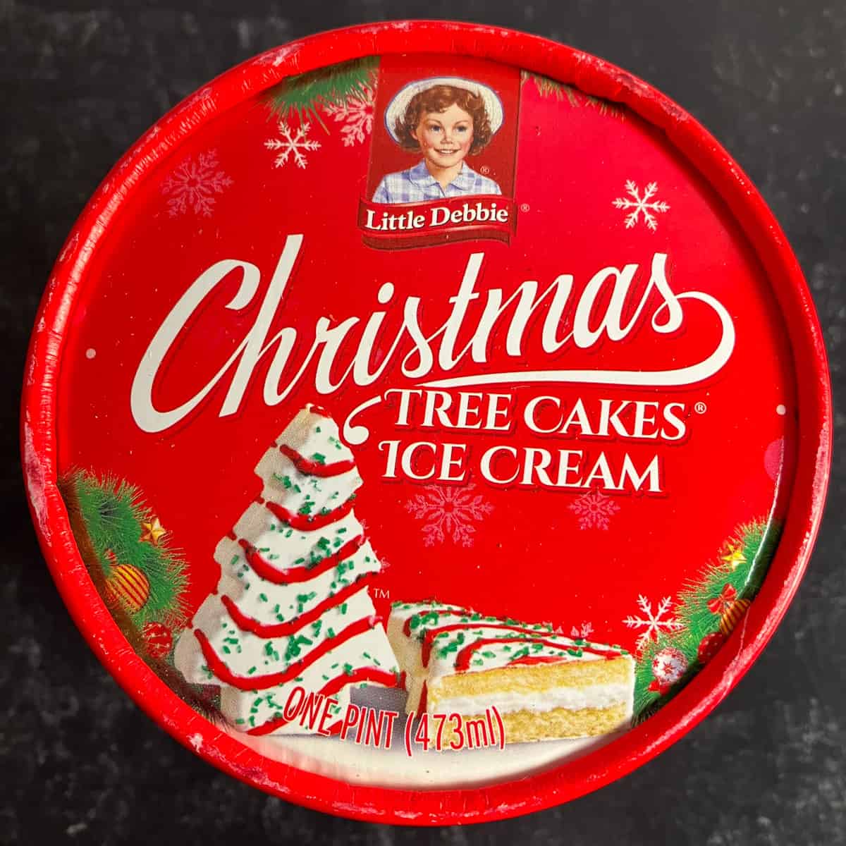 Little Debbie Christmas Tree Cake Ice Cream (Review and Recipe)