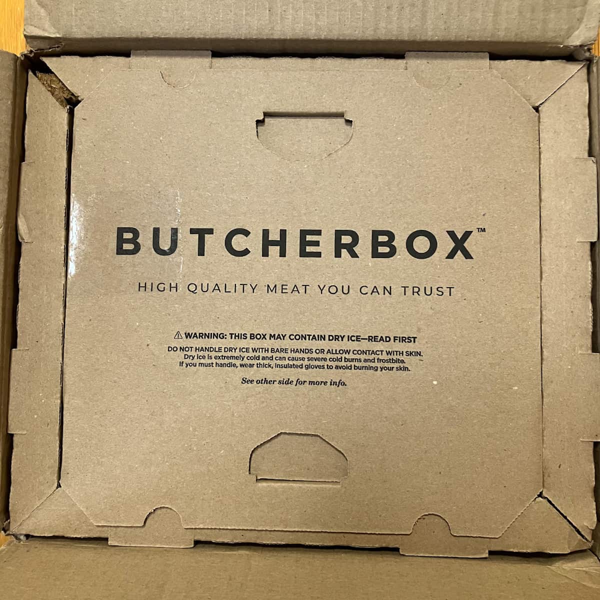 butcher box dry ice