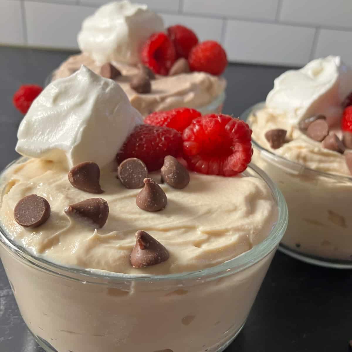 healthy protein mousse