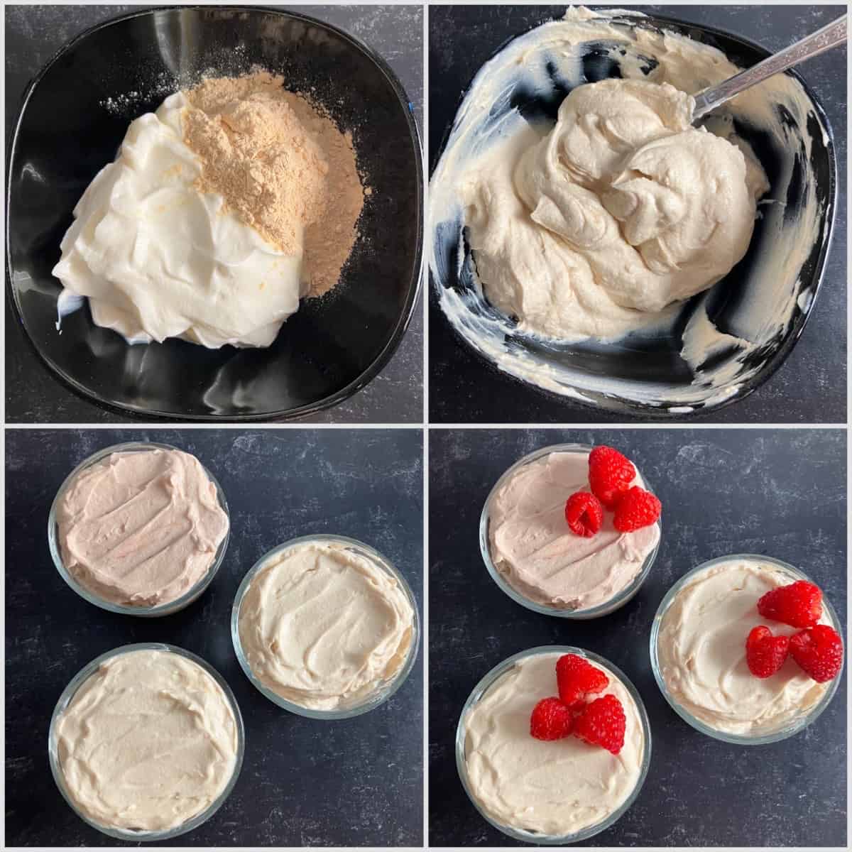 how to make protein mousse