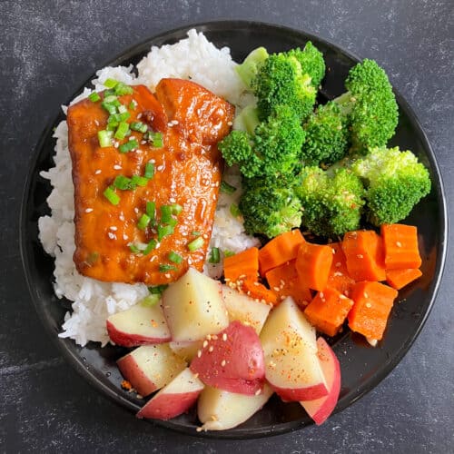 Teriyaki Salmon Air Fryer Recipe (Time and Temperature)