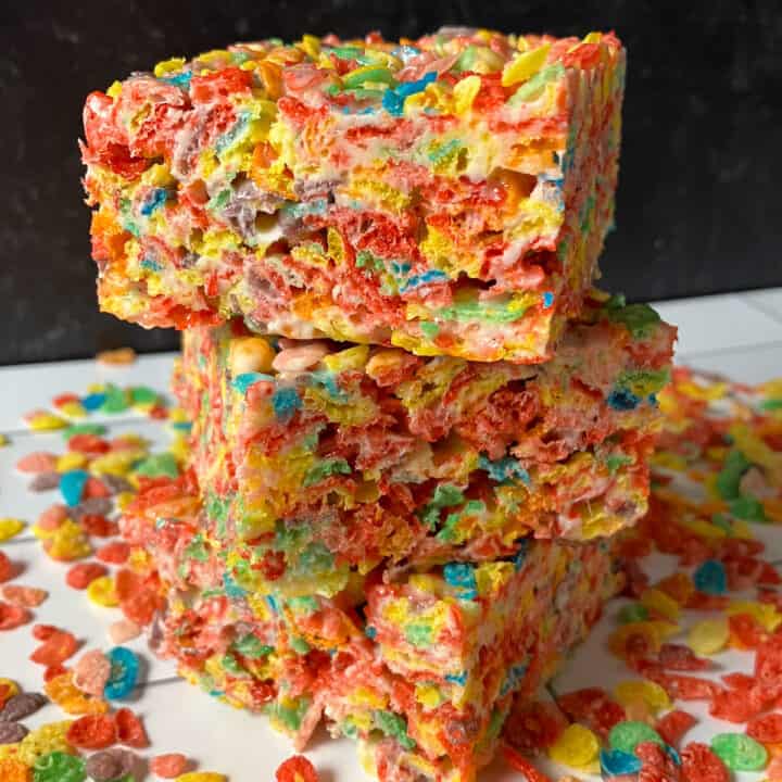 Fruity Pebbles Cereal Bars Recipe (Fruity Pebble Crispy Treats)