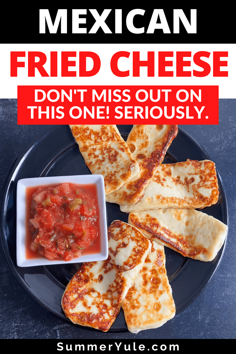 Mexican fried cheese