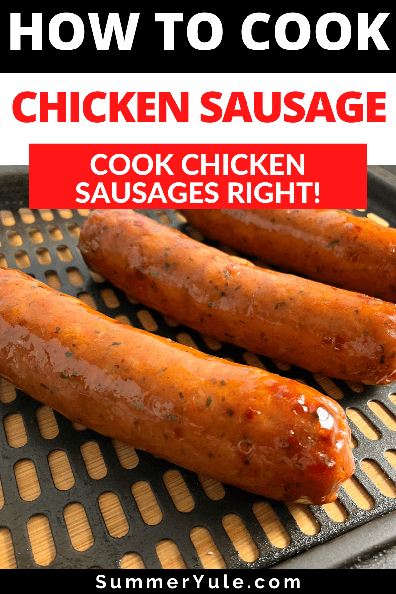 how to cook chicken sausages