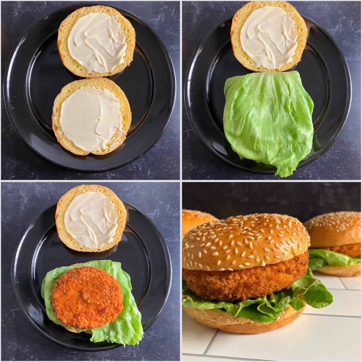 how to make a zinger burger