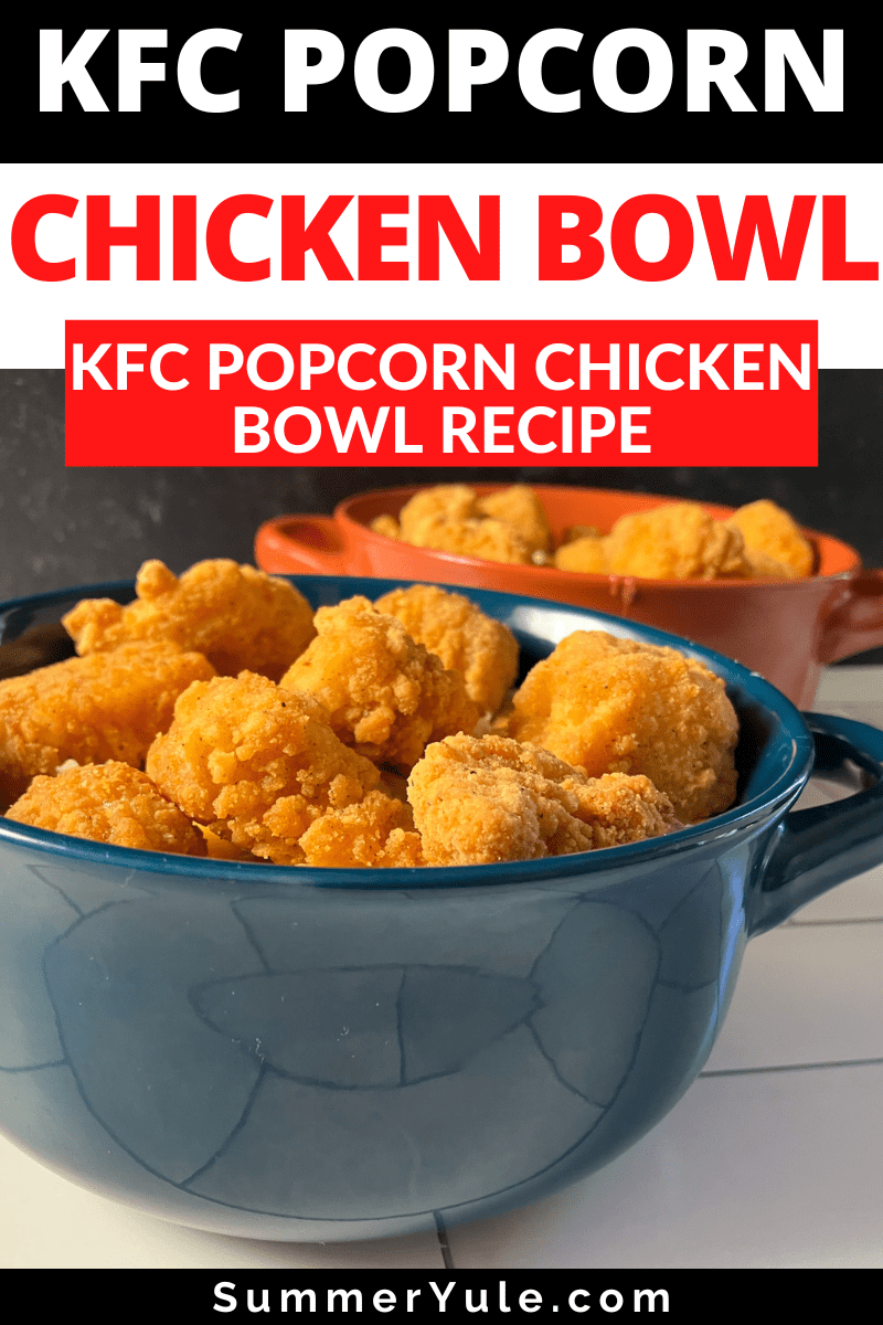 kfc popcorn chicken bowl