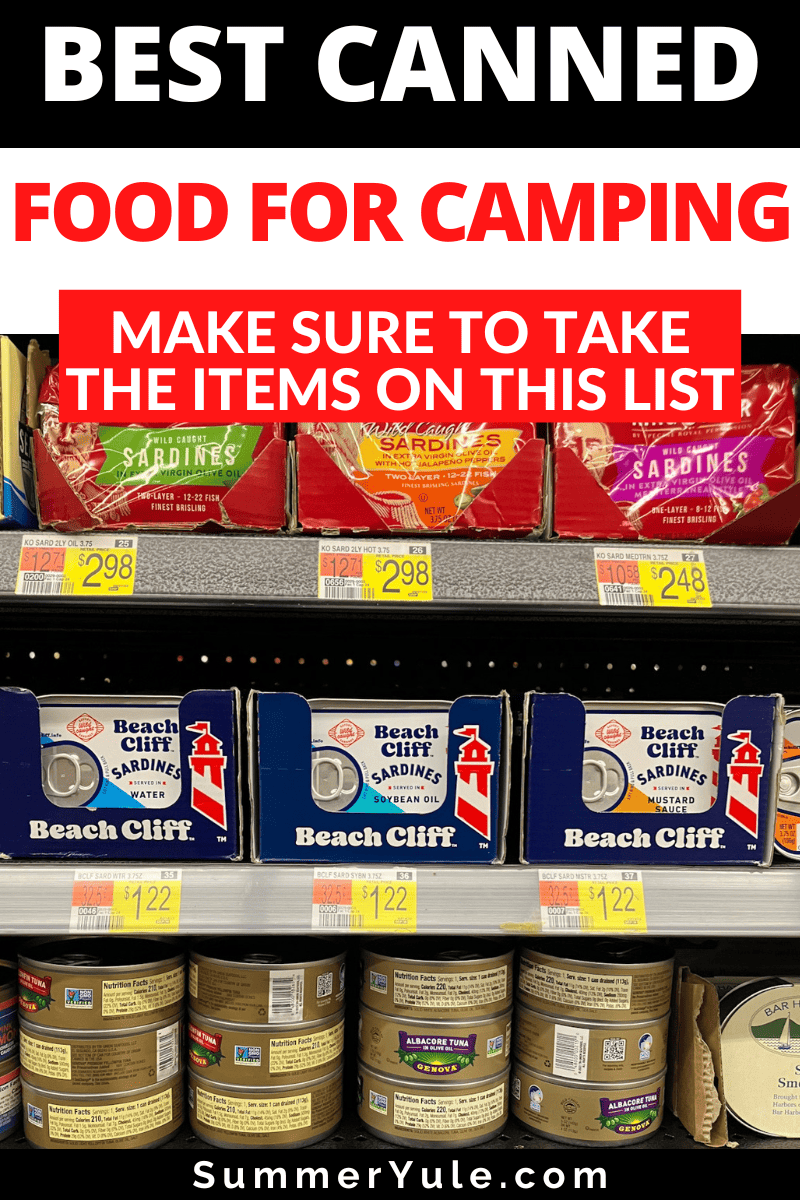 best canned food for camping