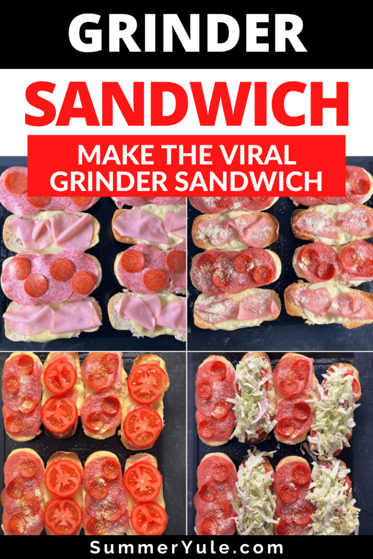 Grinder Sandwich Recipe (Tik Tok Sandwiches with Grinder Salad)