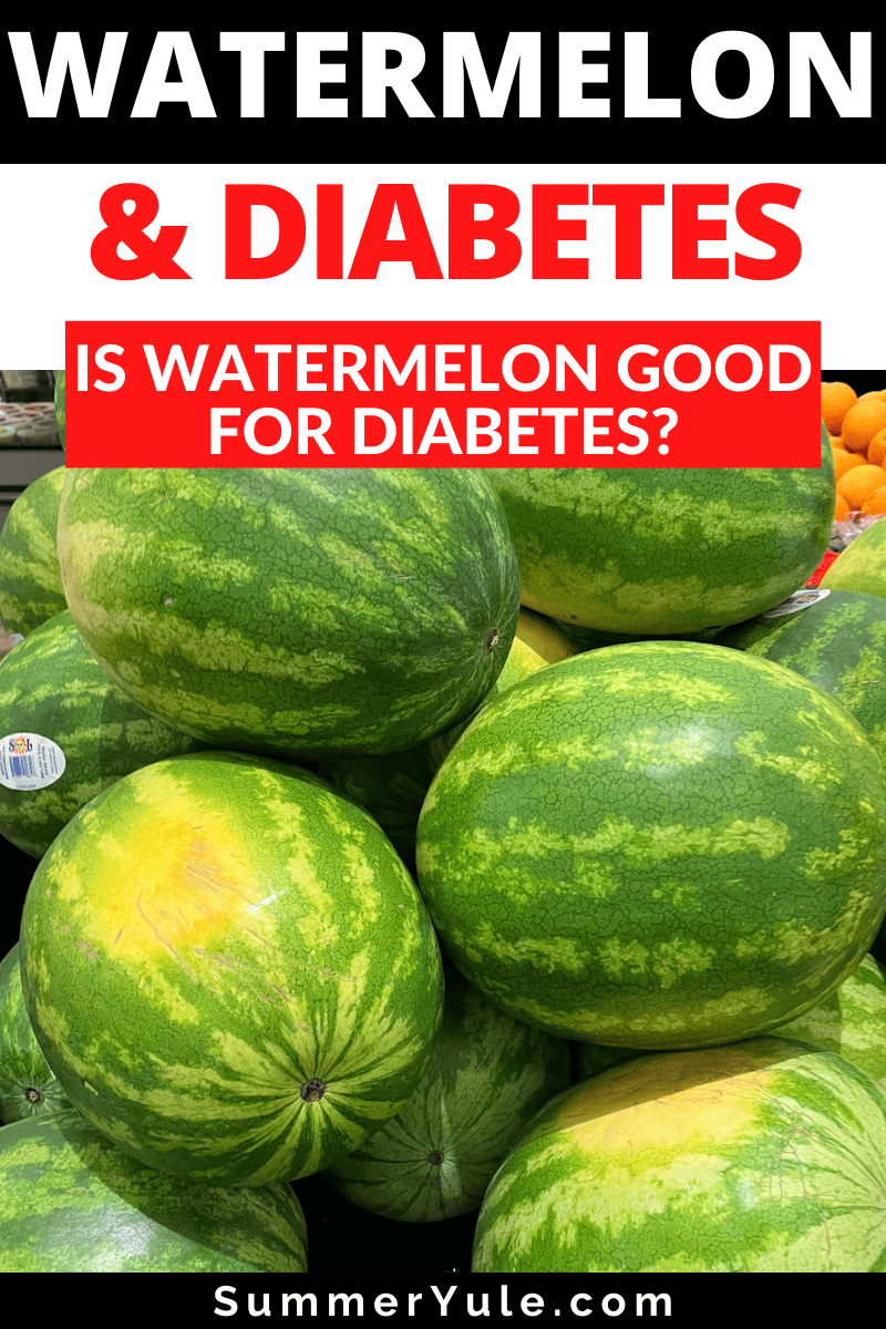 watermelon good for diabetes